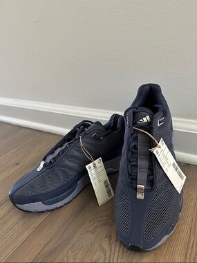 adidas Men's Dark Navy Mesh Sneakers